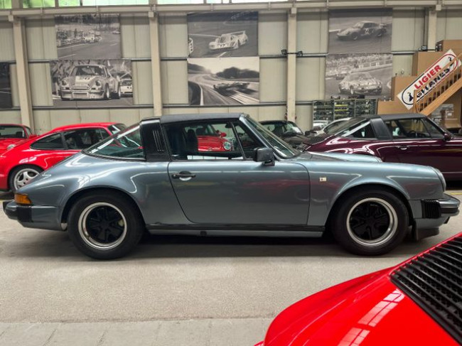 Porsche Gebrauchtwagenangebot PORSCHE 911 3,2L TARGA IN SCHIEFERBLAU