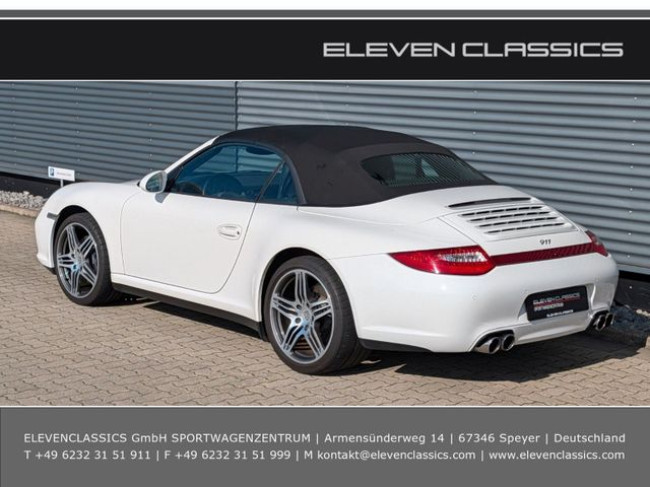 Porsche Gebrauchtwagenangebot PORSCHE 997 CARRERA CABRIOLET IN CARRERAWEISS