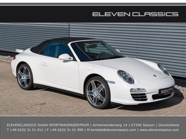 Porsche Gebrauchtwagenangebot PORSCHE 997 CARRERA CABRIOLET IN CARRERAWEISS