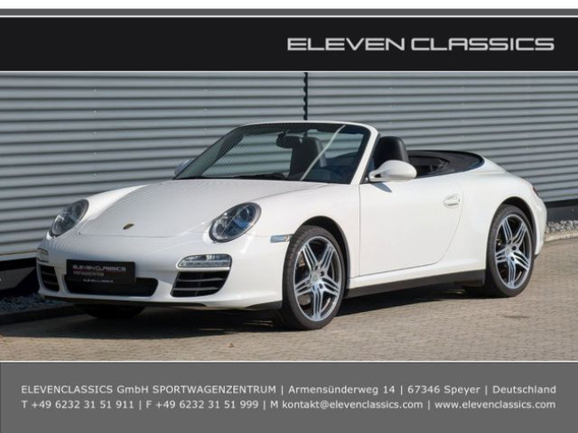 Porsche Gebrauchtwagenangebot PORSCHE 997 CARRERA CABRIOLET IN CARRERAWEISS