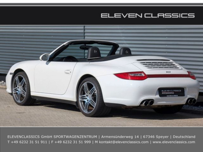 Porsche Gebrauchtwagenangebot PORSCHE 997 CARRERA CABRIOLET IN CARRERAWEISS