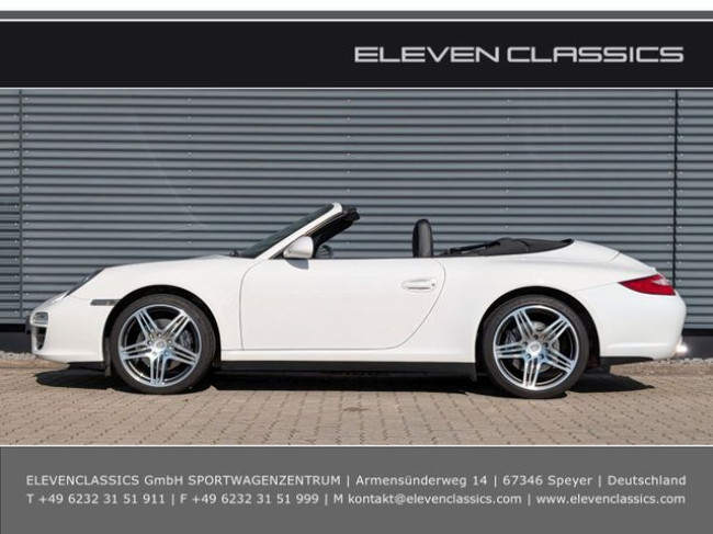 Porsche Gebrauchtwagenangebot PORSCHE 997 CARRERA CABRIOLET IN CARRERAWEISS
