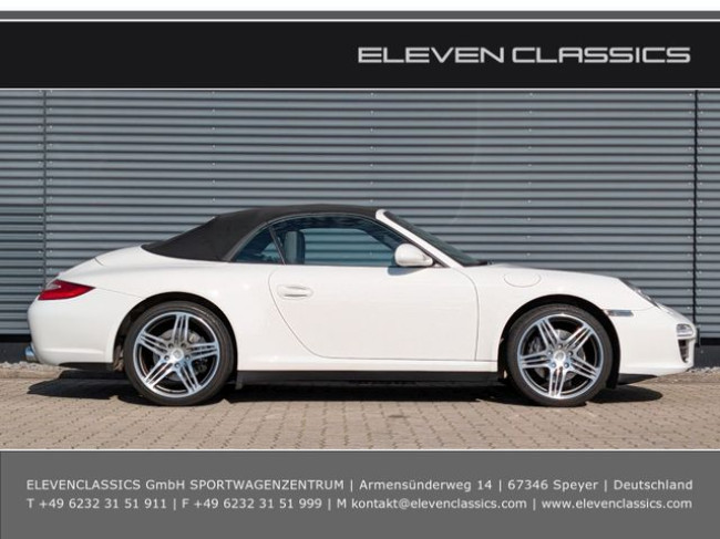 Porsche Gebrauchtwagenangebot PORSCHE 997 CARRERA CABRIOLET IN CARRERAWEISS