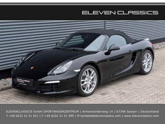 PORSCHE BOXSTER (981) IN SCHWARZ - 1. HAND