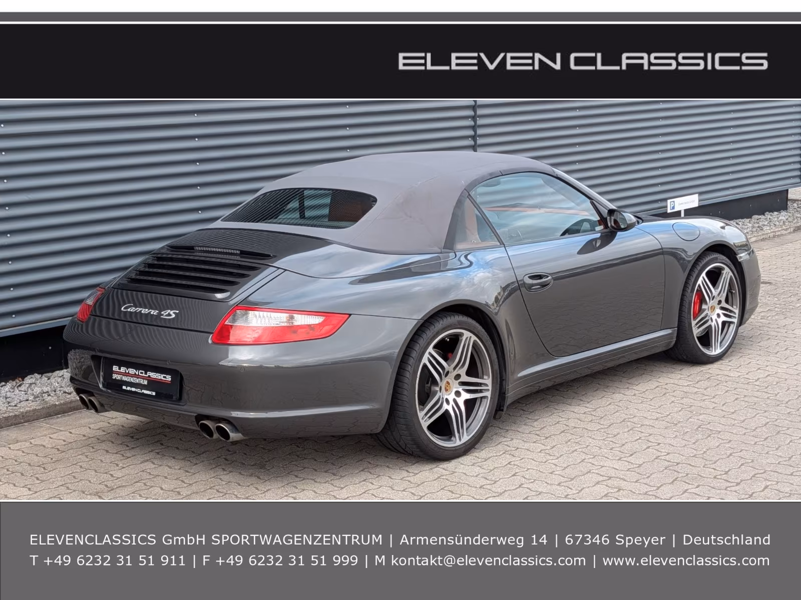 Porsche Gebrauchtwagenangebot PORSCHE 997 CARRERA 4S CABRIOLET - 3 VORBESITZER