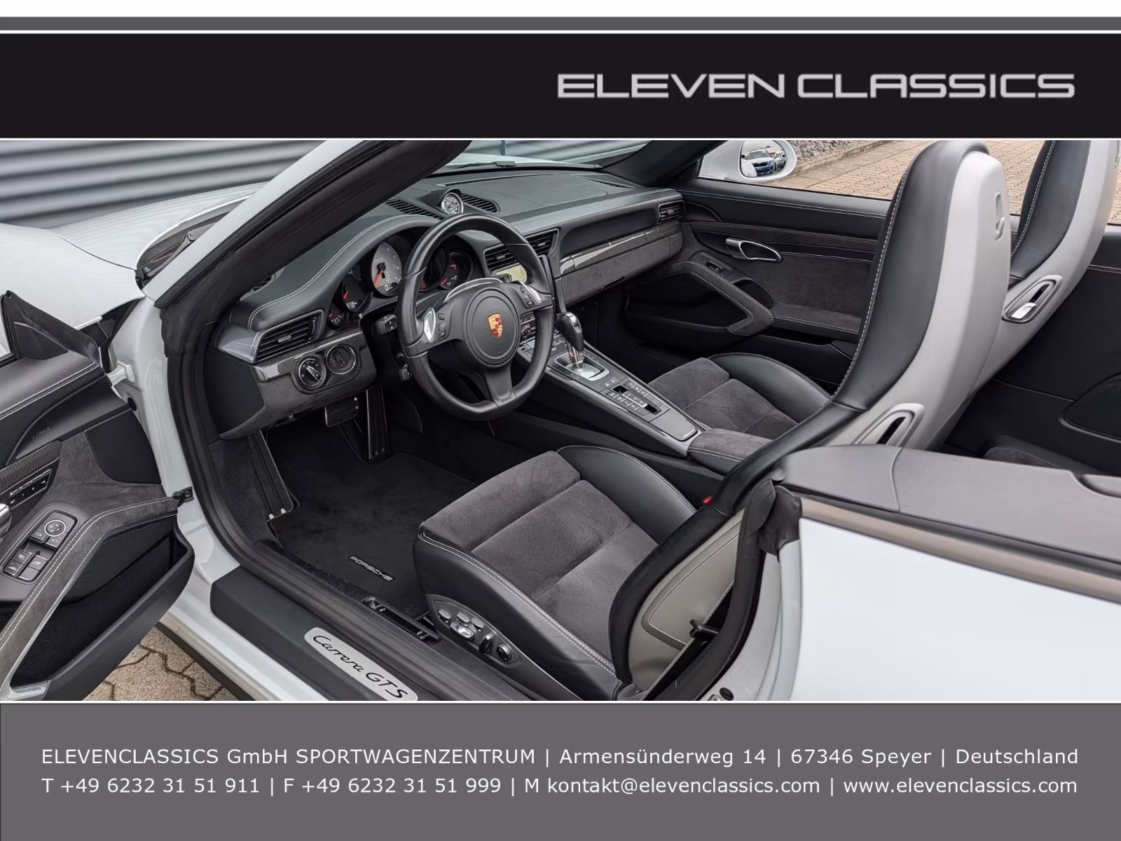 Porsche Gebrauchtwagenangebot PORSCHE 991 CARRERA GTS CABRIOLET - 1. HAND