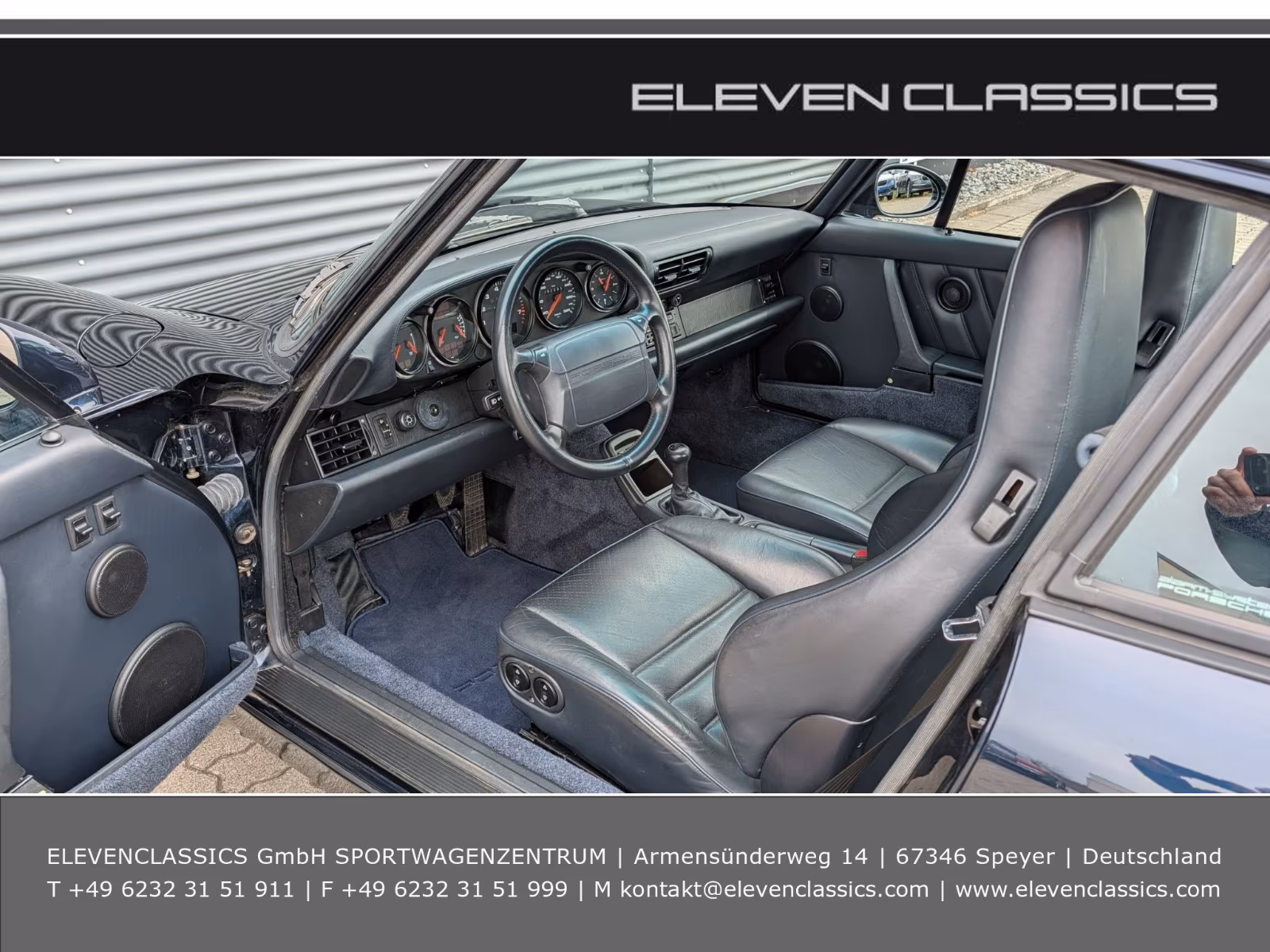 Porsche Gebrauchtwagenangebot PORSCHE 964 3.3L TURBO COUPE IN NACHTBLAU