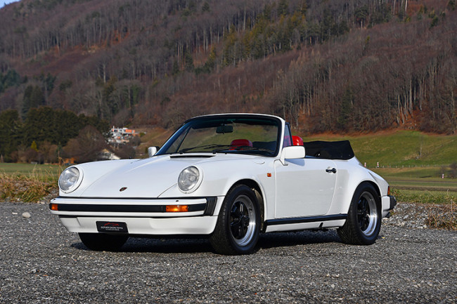 PORSCHE 911 SC 3,0L CABRIOLET IN WEISS