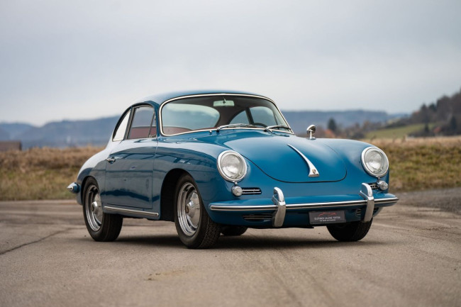 PORSCHE 356 B T6 1600 S IN OSLOBLAU