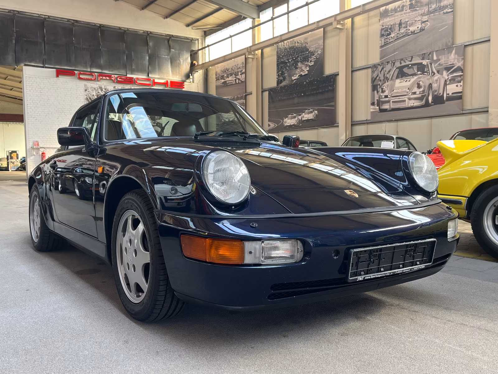 PORSCHE 964 C2 TARGA IN NACHTBLAU - H-KENNZEICHEN