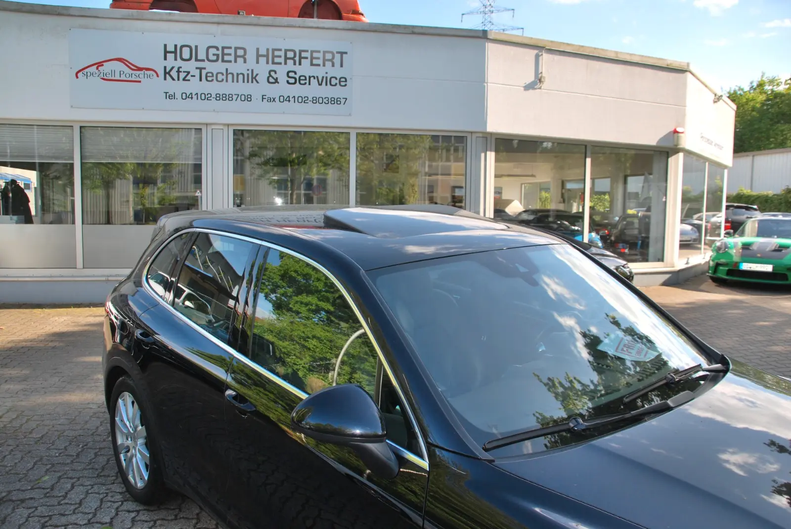 Porsche Gebrauchtwagenangebot PORSCHE CAYENNE S DIESEL IN TIEFSCHWARZ - 1. HAND