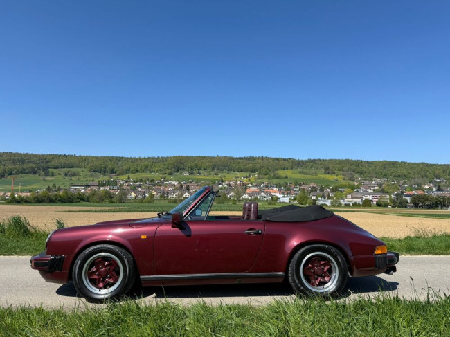 PORSCHE 911 SC CABRIOLET IN BORDEAUX