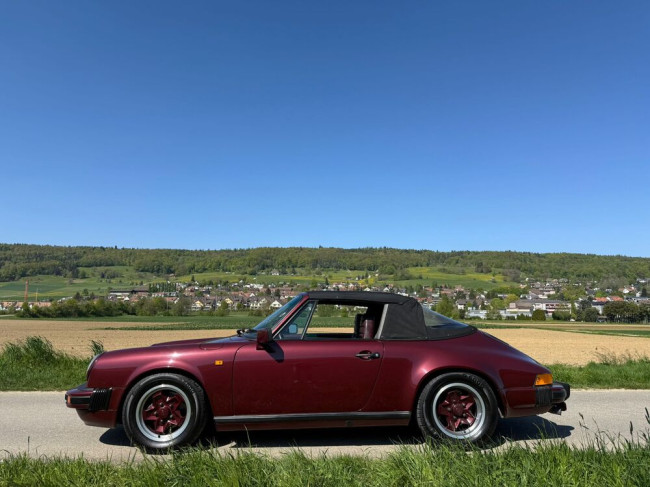 Porsche Gebrauchtwagenangebot PORSCHE 911 SC CABRIOLET IN BORDEAUX