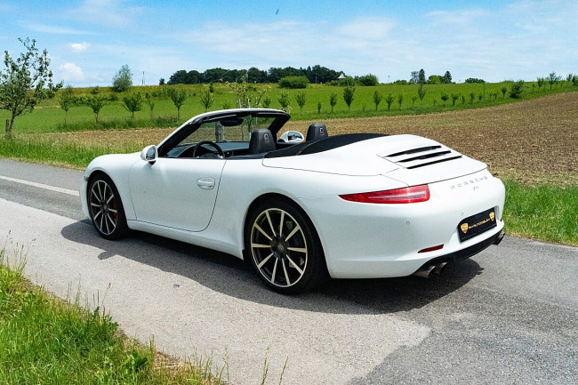 Porsche Gebrauchtwagenangebot PORSCHE 991.1 CARRERA S CABRIO IN PURE WHITE