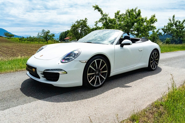 Porsche Gebrauchtwagenangebot PORSCHE 991.1 CARRERA S CABRIO IN PURE WHITE