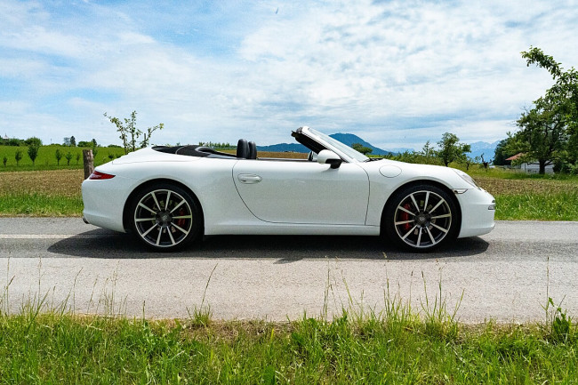 Porsche Gebrauchtwagenangebot PORSCHE 991.1 CARRERA S CABRIO IN PURE WHITE