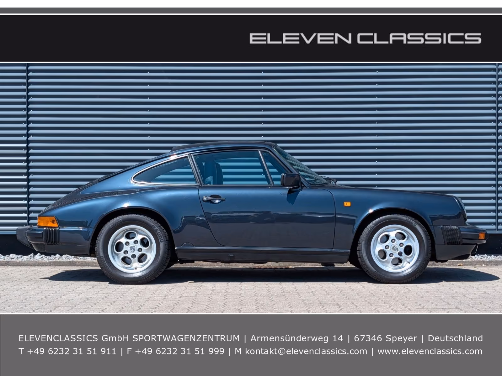 Porsche Gebrauchtwagenangebot PORSCHE 911 3.2L CARRERA COUPE - 2.HAND, MARINEBLAU