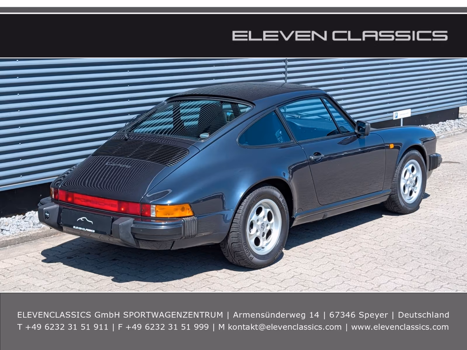 Porsche Gebrauchtwagenangebot PORSCHE 911 3.2L CARRERA COUPE - 2.HAND, MARINEBLAU