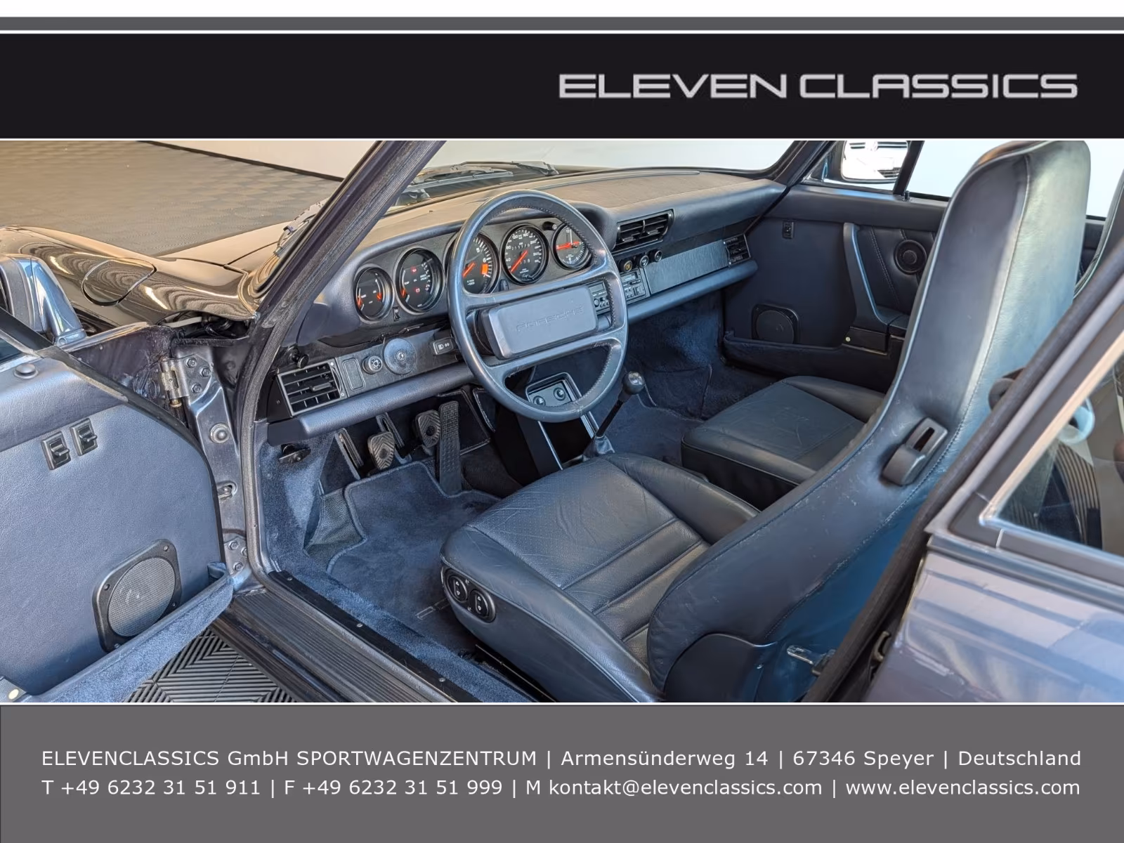 Porsche Gebrauchtwagenangebot PORSCHE 911 3.2L CARRERA COUPE - 2.HAND, MARINEBLAU