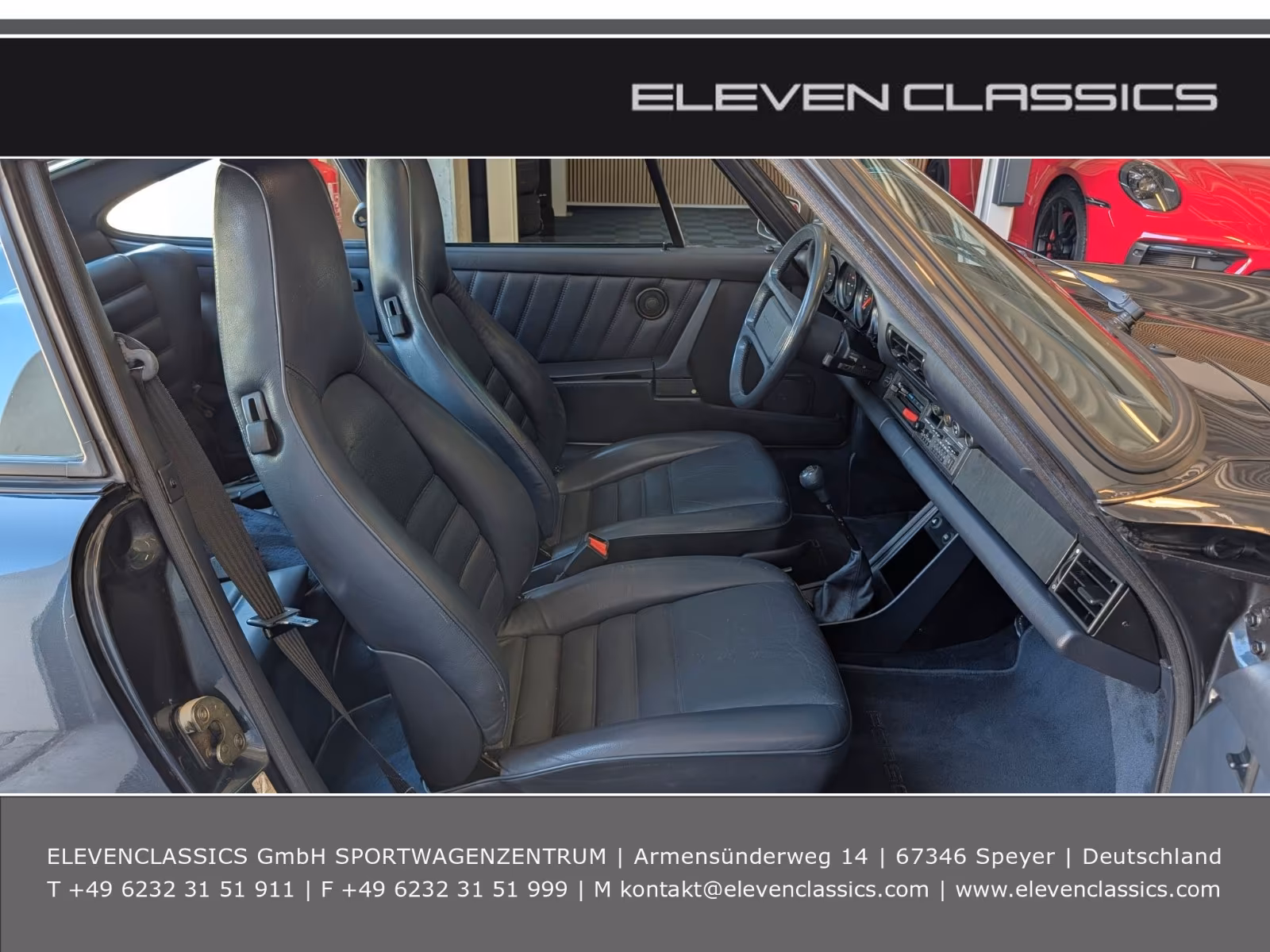 Porsche Gebrauchtwagenangebot PORSCHE 911 3.2L CARRERA COUPE - 2.HAND, MARINEBLAU