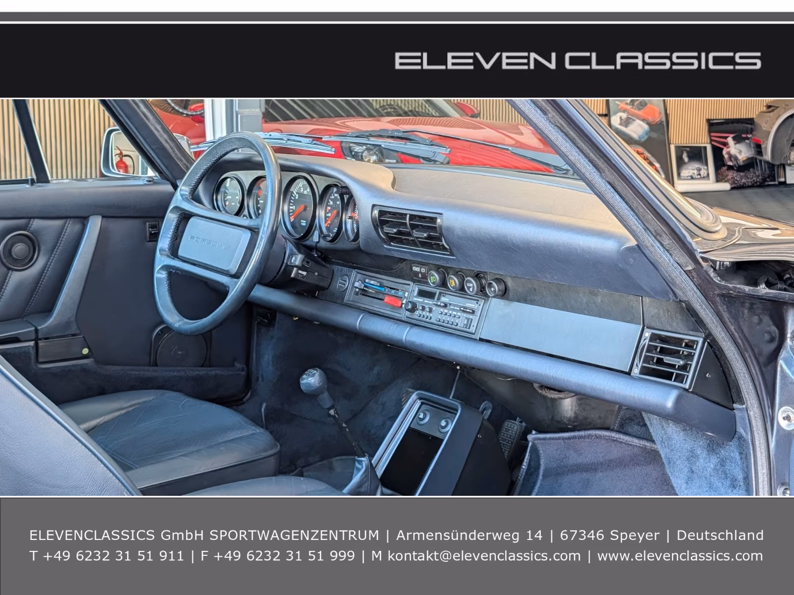 Porsche Gebrauchtwagenangebot PORSCHE 911 3.2L CARRERA COUPE - 2.HAND, MARINEBLAU