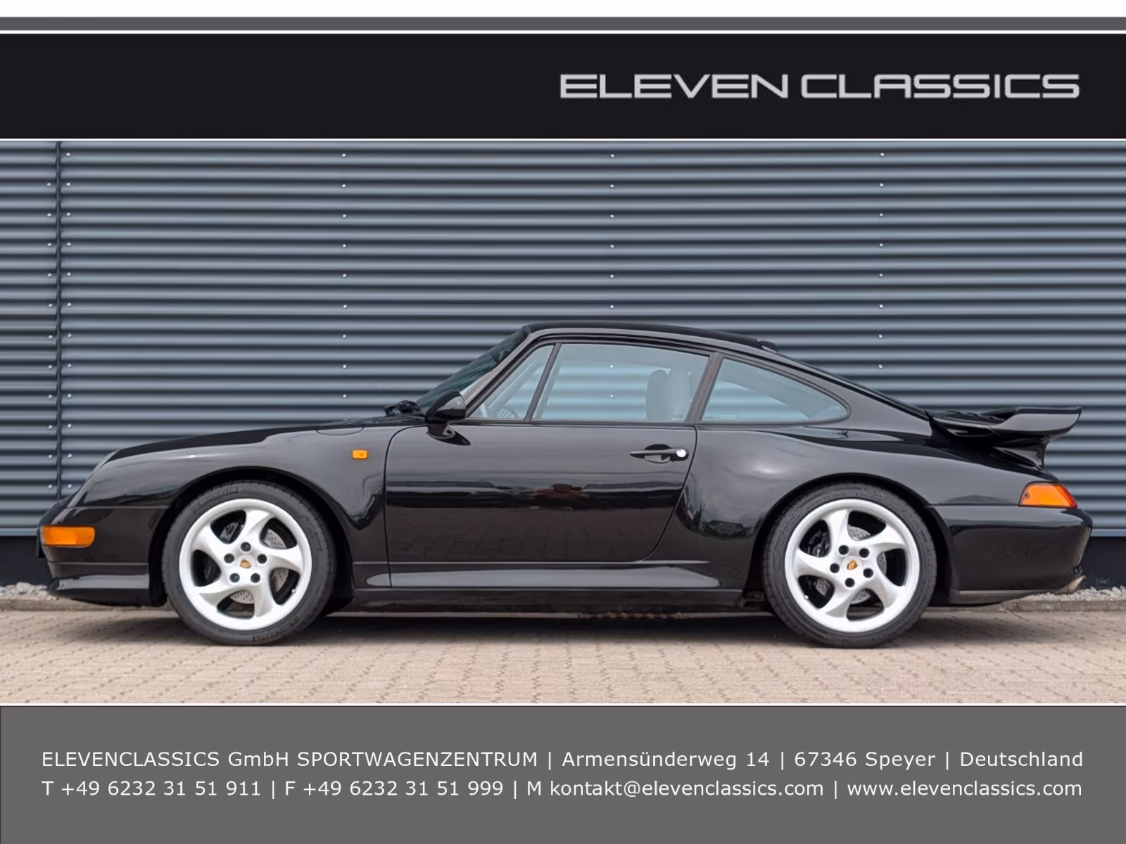 Porsche Gebrauchtwagenangebot PORSCHE 993 CARRERA S COUPE IN SCHWARZMETALLIC