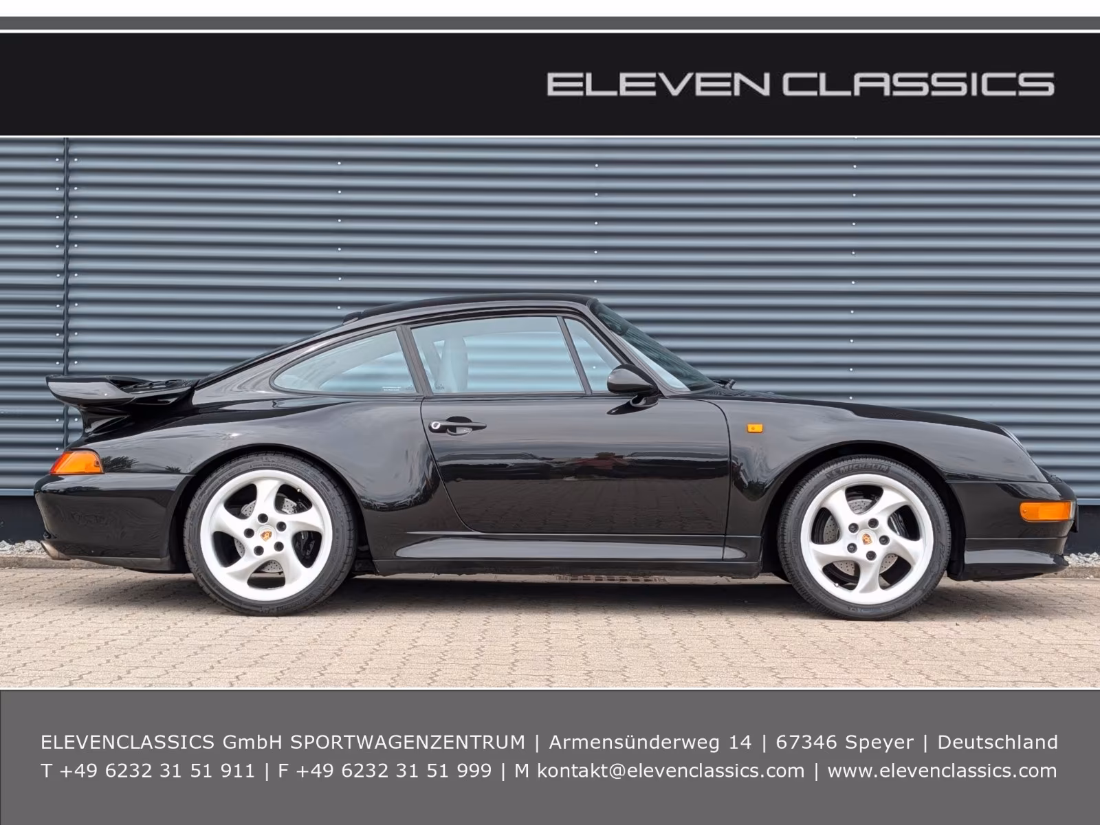 Porsche Gebrauchtwagenangebot PORSCHE 993 CARRERA S COUPE IN SCHWARZMETALLIC