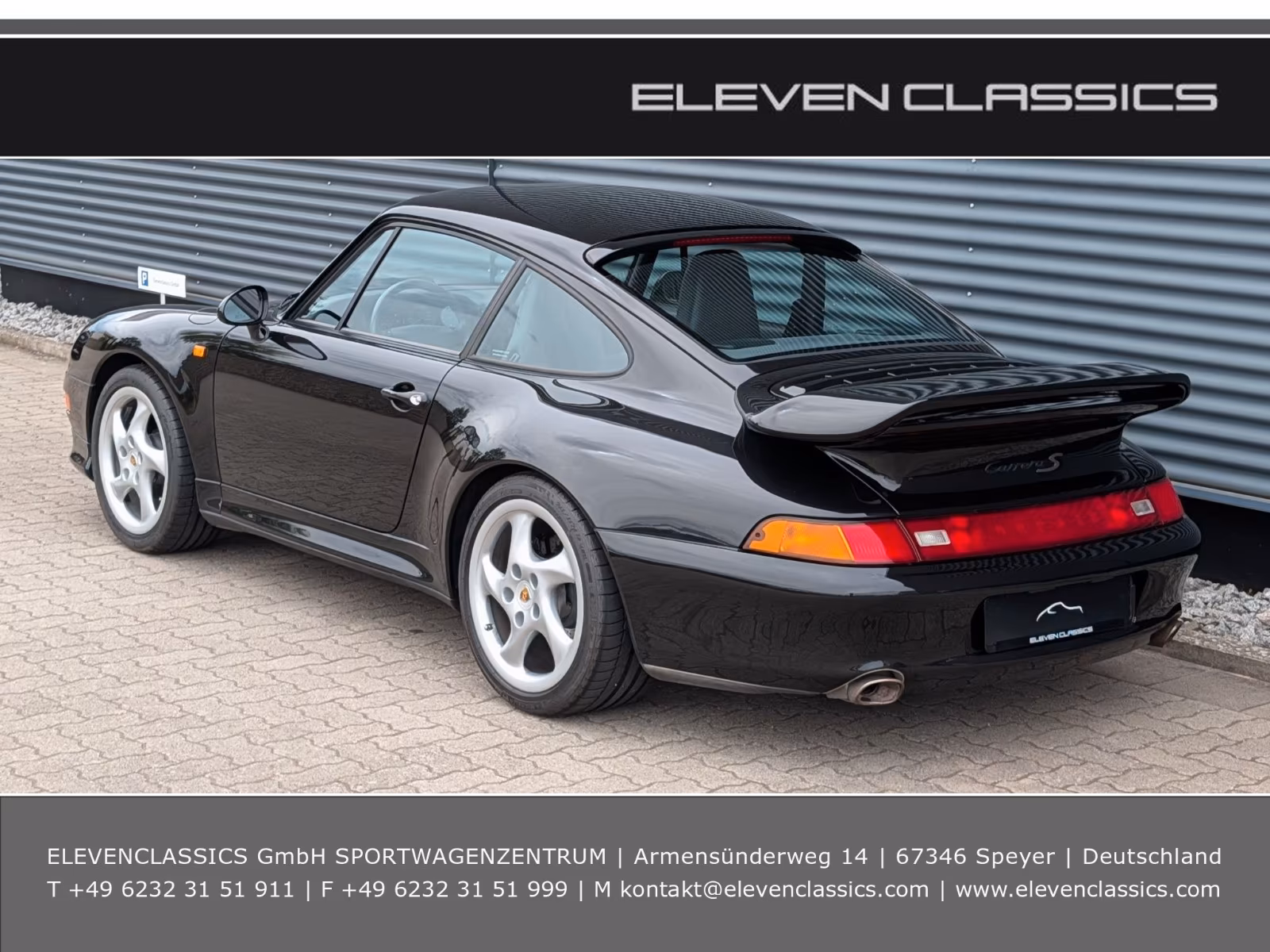 Porsche Gebrauchtwagenangebot PORSCHE 993 CARRERA S COUPE IN SCHWARZMETALLIC