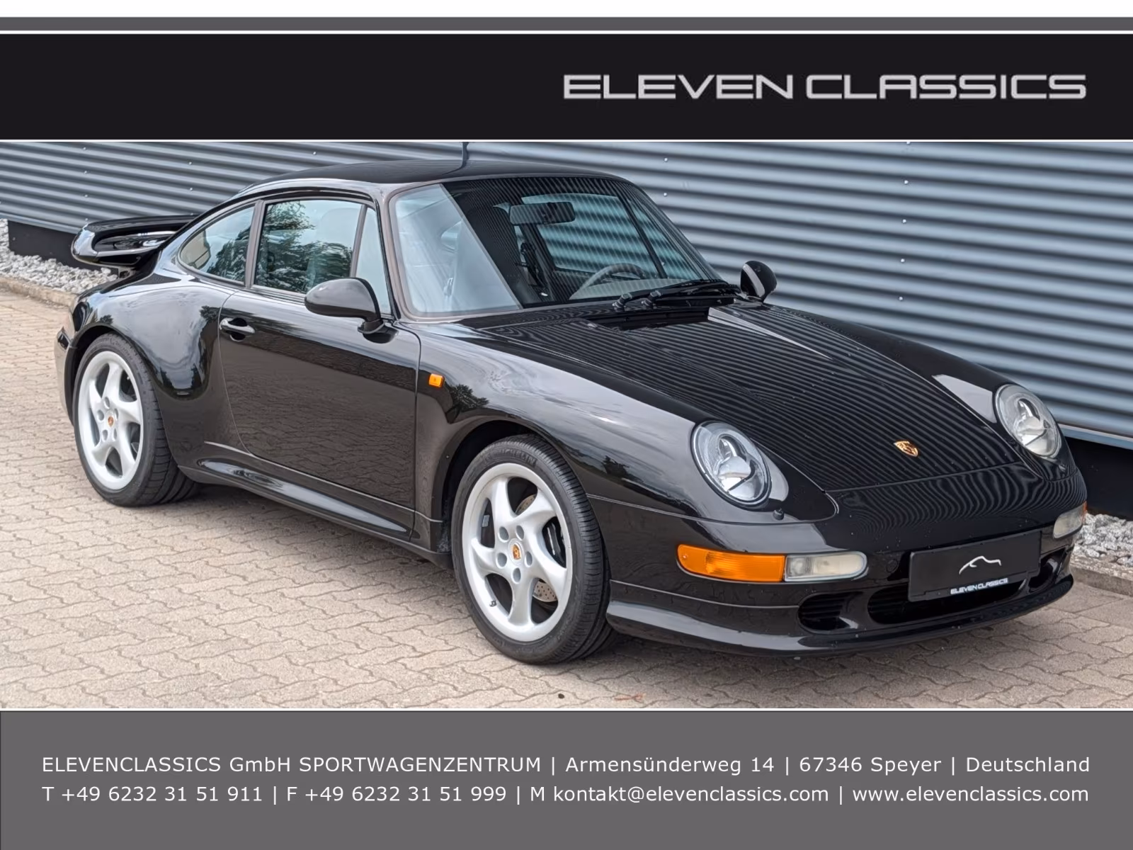 Porsche Gebrauchtwagenangebot PORSCHE 993 CARRERA S COUPE IN SCHWARZMETALLIC