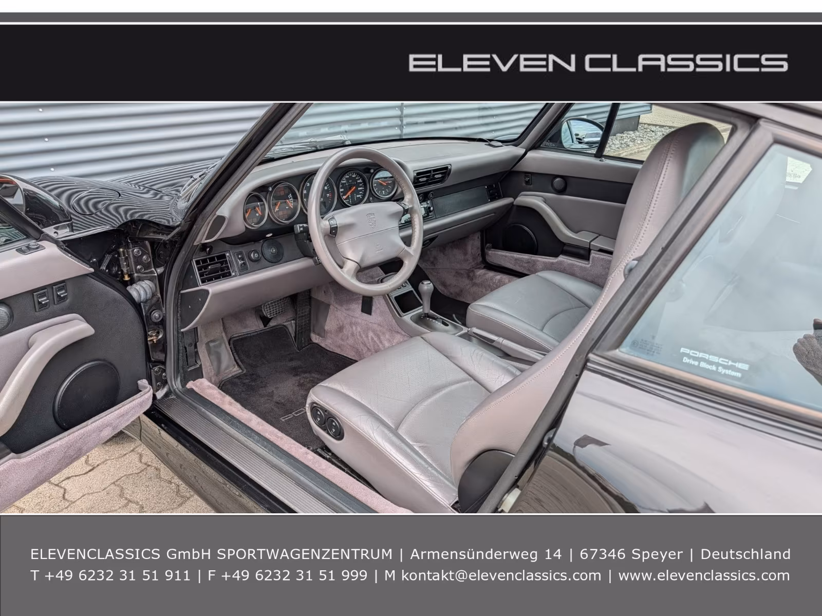 Porsche Gebrauchtwagenangebot PORSCHE 993 CARRERA S COUPE IN SCHWARZMETALLIC