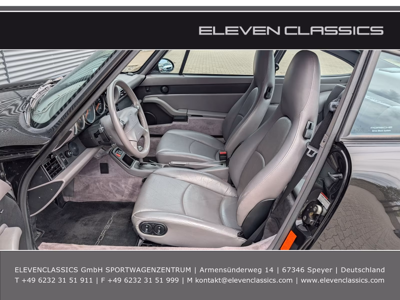 Porsche Gebrauchtwagenangebot PORSCHE 993 CARRERA S COUPE IN SCHWARZMETALLIC