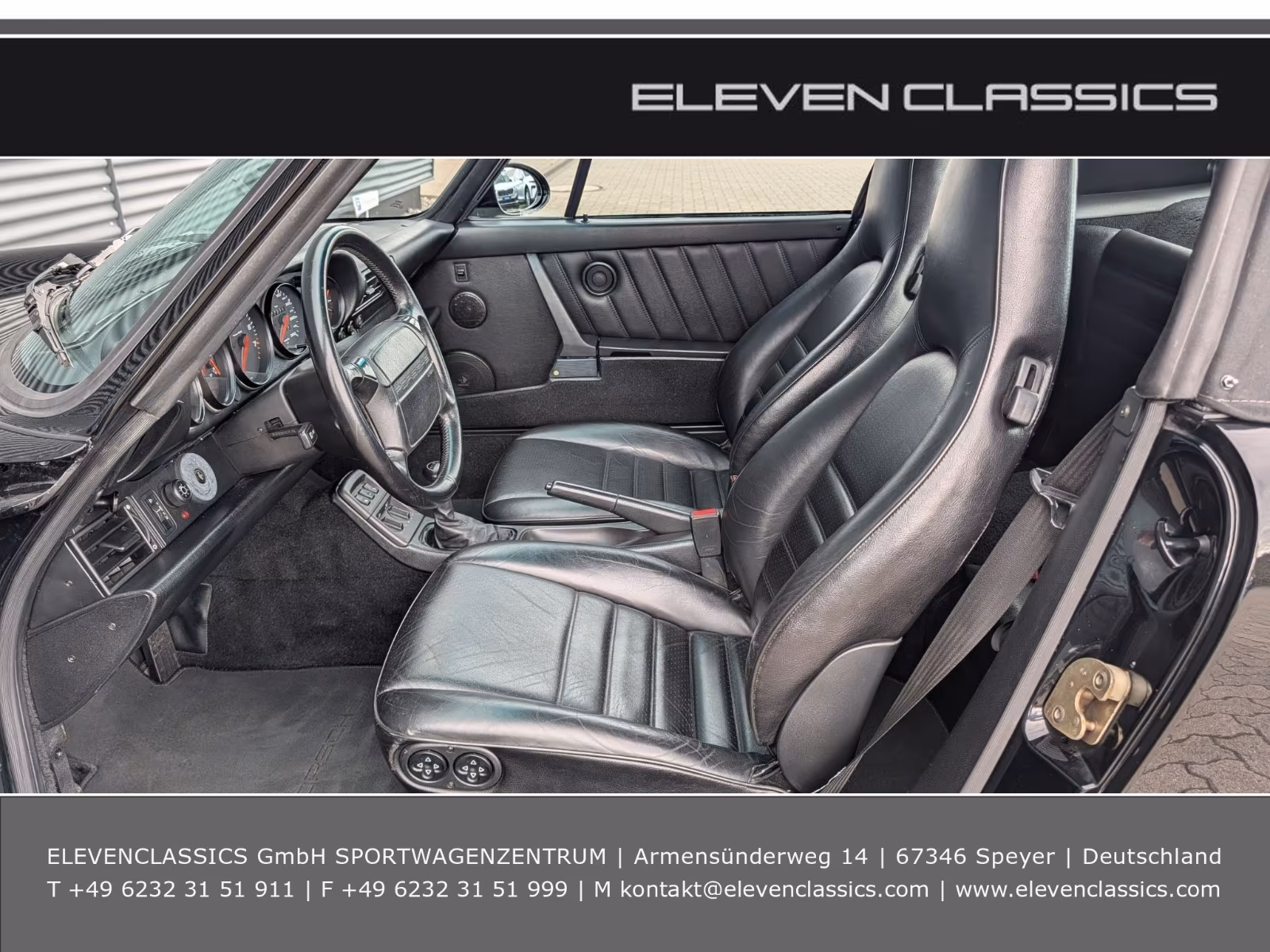 Porsche Gebrauchtwagenangebot PORSCHE 964 CARRERA 4 CABRIOLET IN SCHWARZ