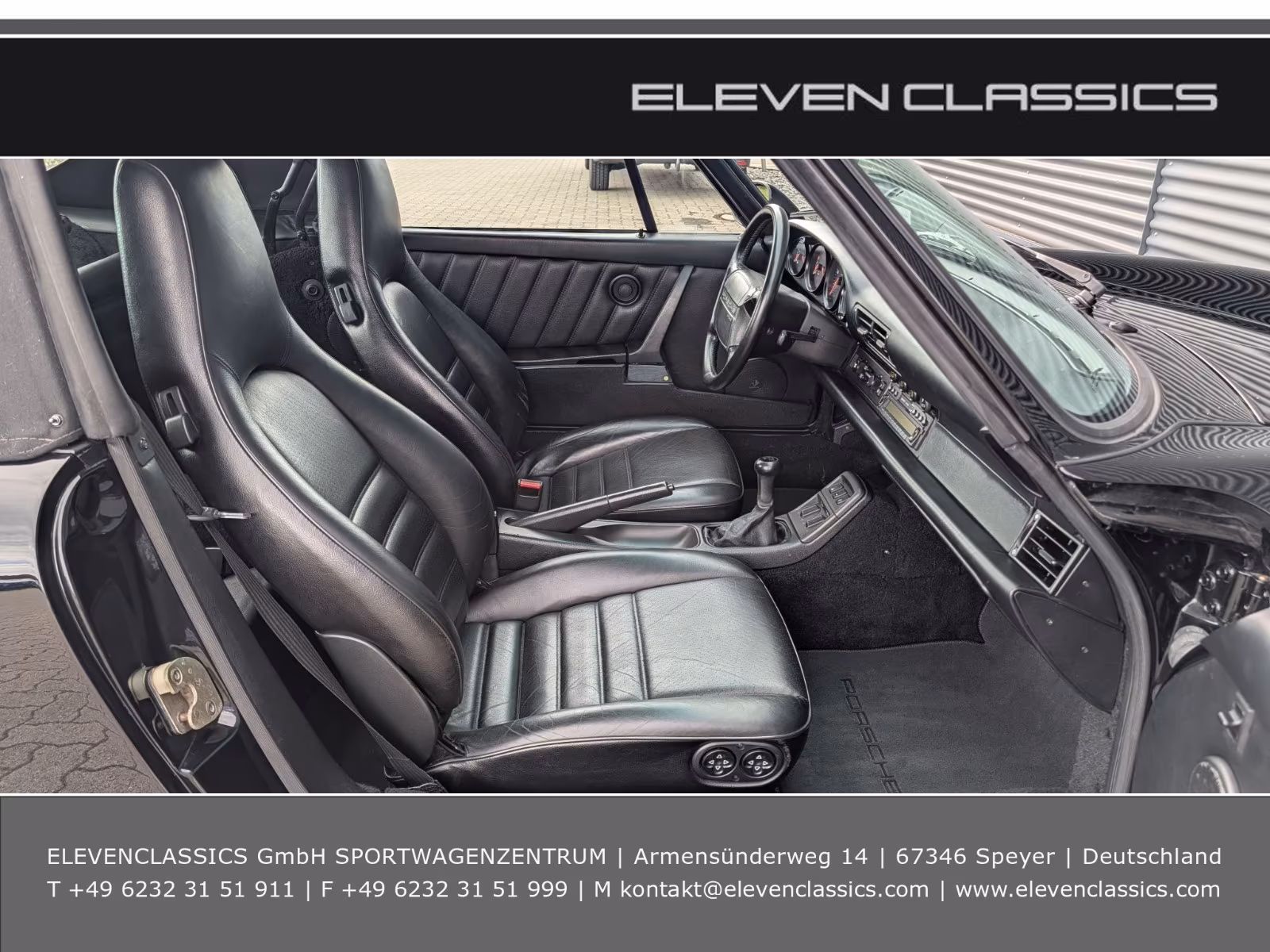Porsche Gebrauchtwagenangebot PORSCHE 964 CARRERA 4 CABRIOLET IN SCHWARZ