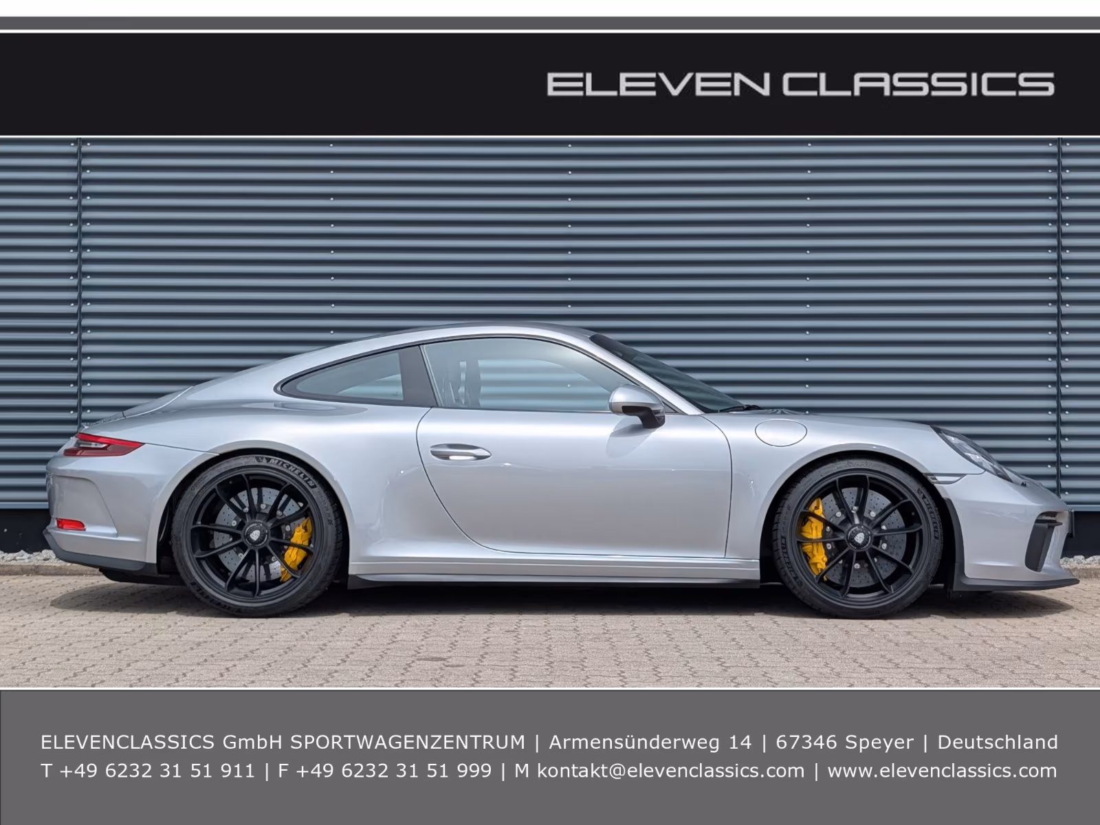 Porsche Gebrauchtwagenangebot PORSCHE 991 GT3 TOURING, GT-SILBER, 3. HAND