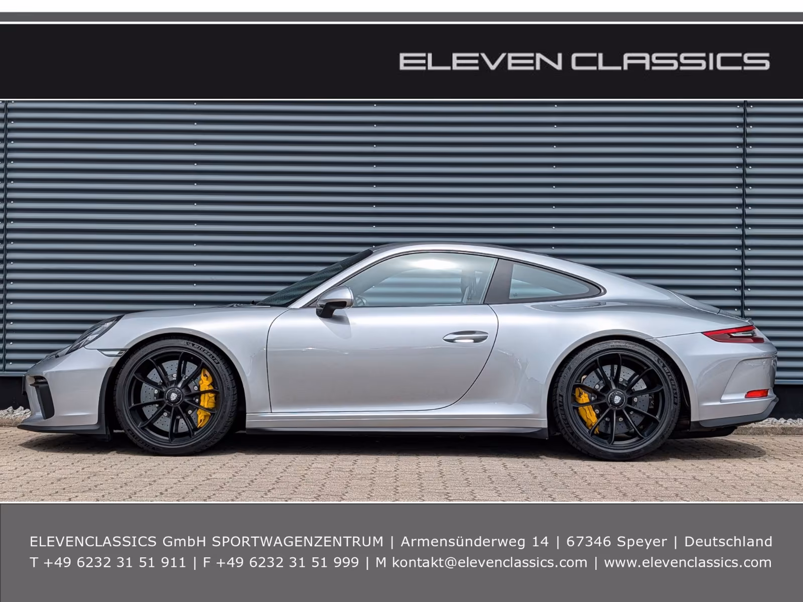 Porsche Gebrauchtwagenangebot PORSCHE 991 GT3 TOURING, GT-SILBER, 3. HAND