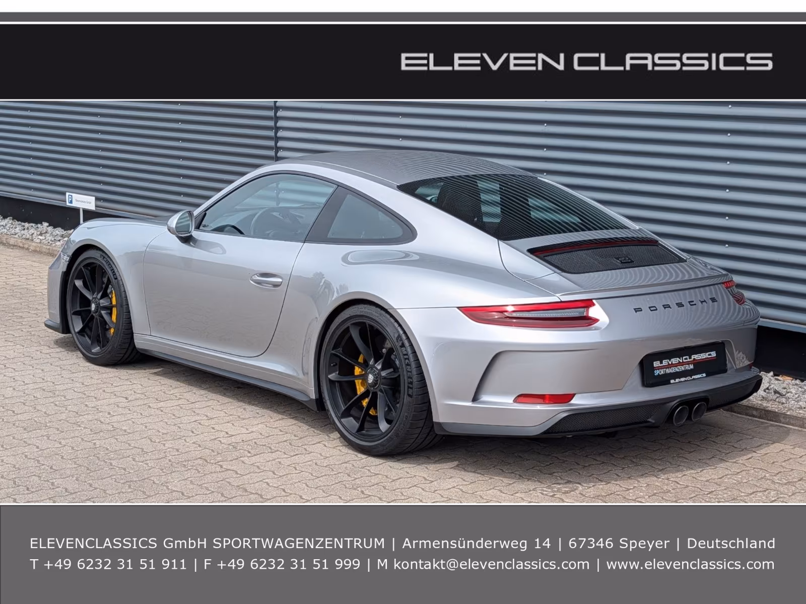 Porsche Gebrauchtwagenangebot PORSCHE 991 GT3 TOURING, GT-SILBER, 3. HAND