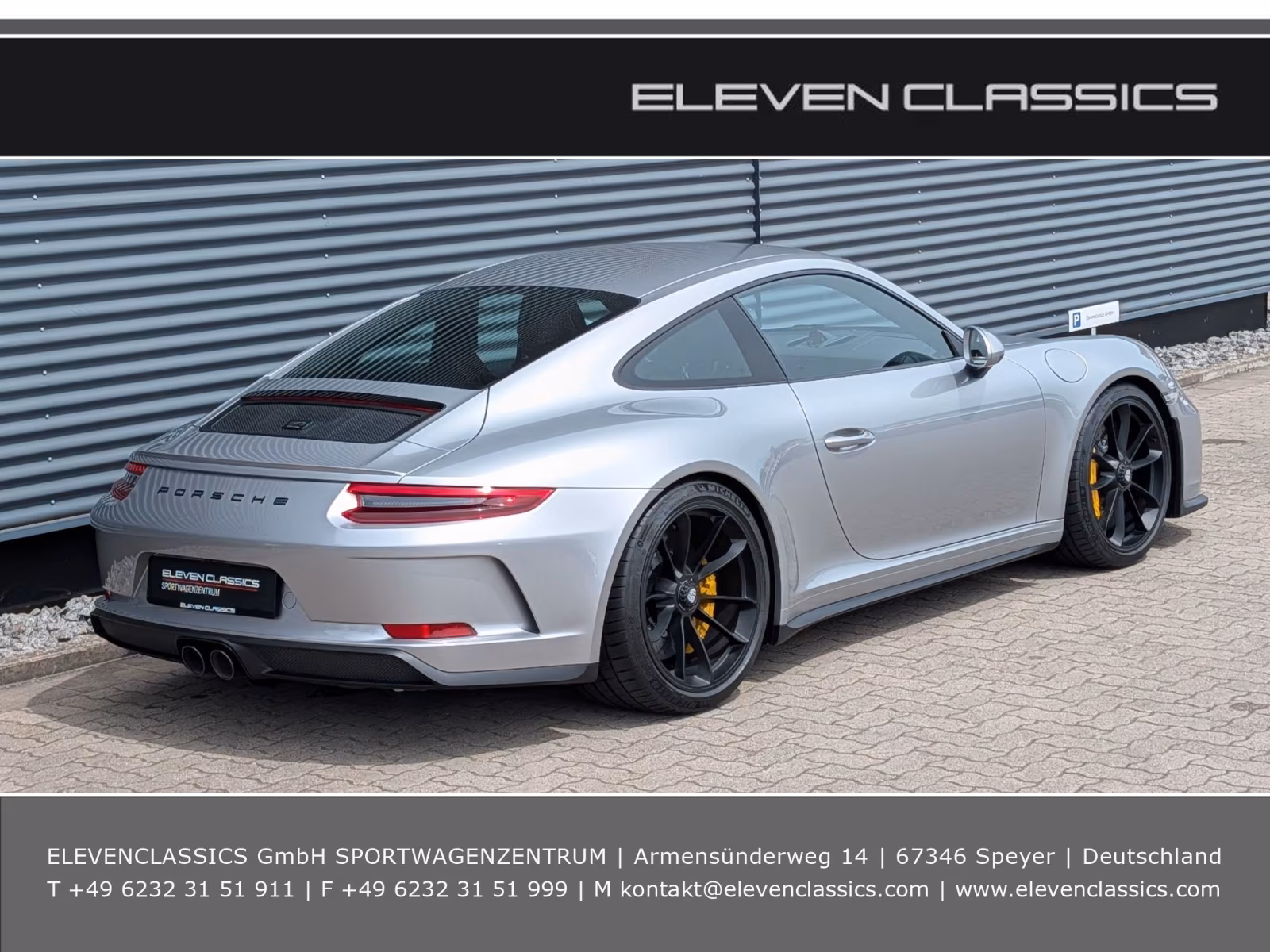 Porsche Gebrauchtwagenangebot PORSCHE 991 GT3 TOURING, GT-SILBER, 3. HAND
