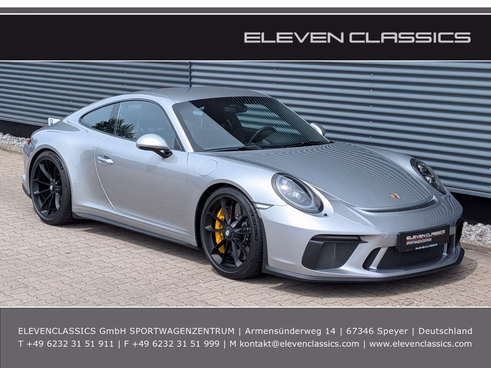 Porsche Gebrauchtwagenangebot PORSCHE 991 GT3 TOURING, GT-SILBER, 3. HAND