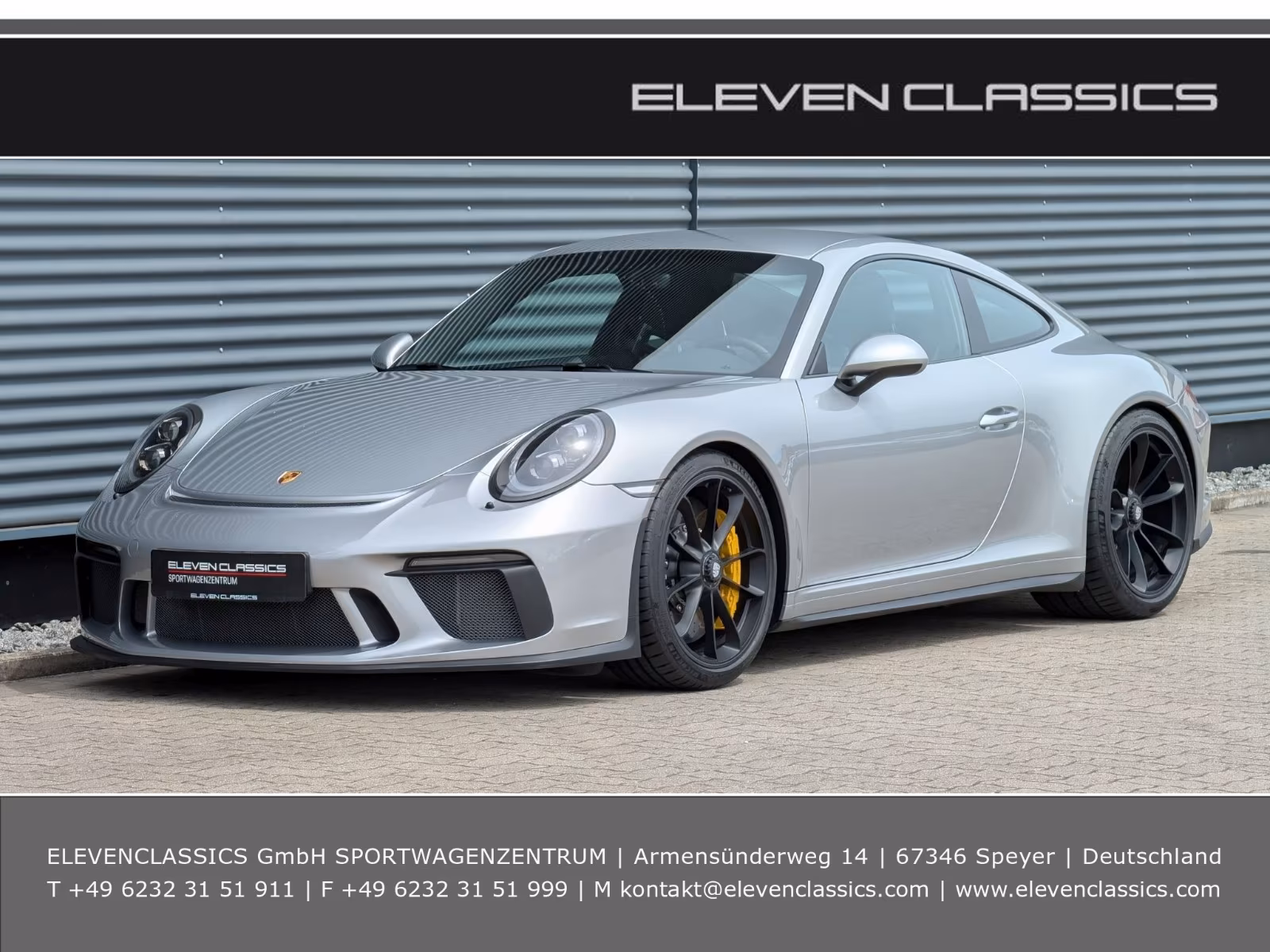 Porsche Gebrauchtwagenangebot PORSCHE 991 GT3 TOURING, GT-SILBER, 3. HAND