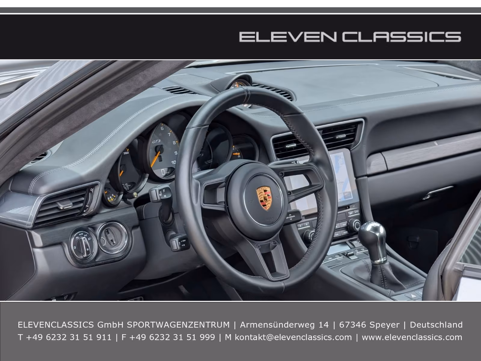 Porsche Gebrauchtwagenangebot PORSCHE 991 GT3 TOURING, GT-SILBER, 3. HAND
