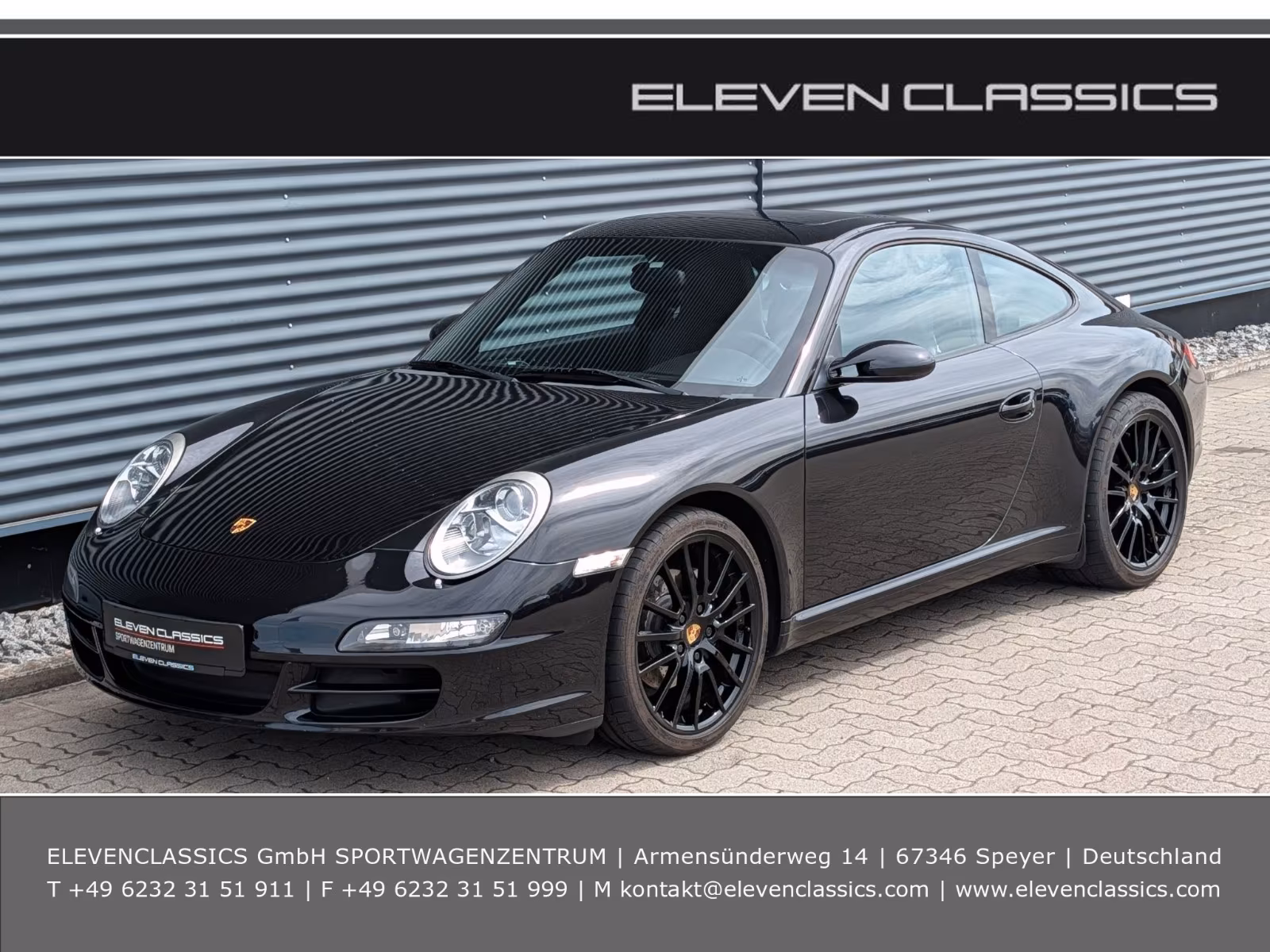 PORSCHE 997 CARRERA COUPE IN BASALTSCHWARZ