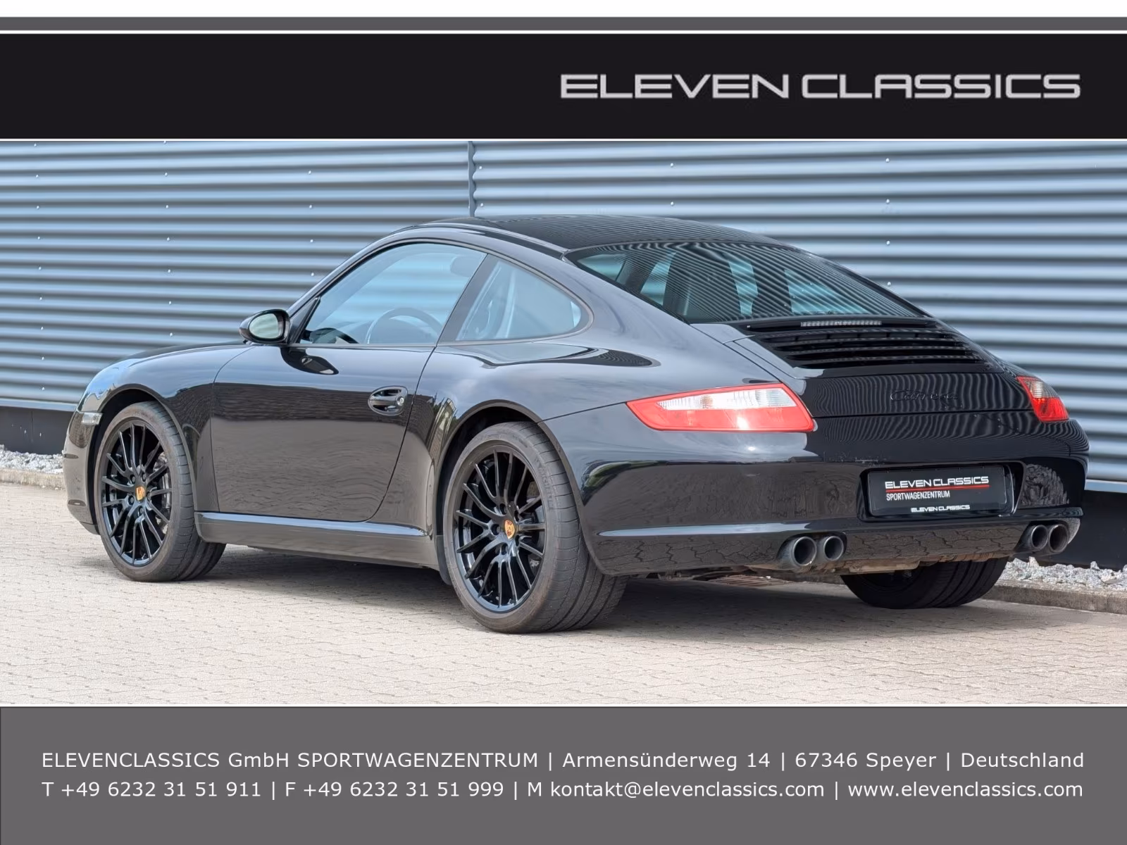 Porsche Gebrauchtwagenangebot PORSCHE 997 CARRERA COUPE IN BASALTSCHWARZ