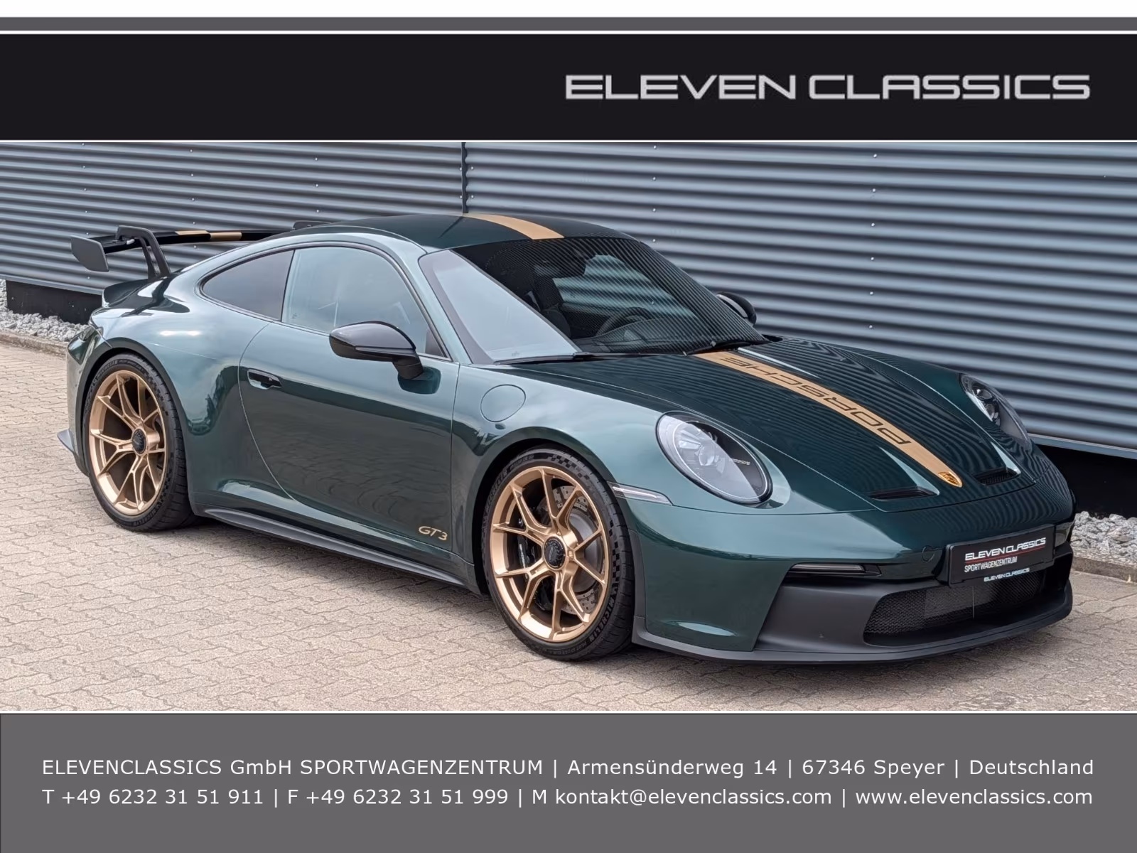 PORSCHE 992 GT3 IN SCHWARZ - TOP GEPFLEGT