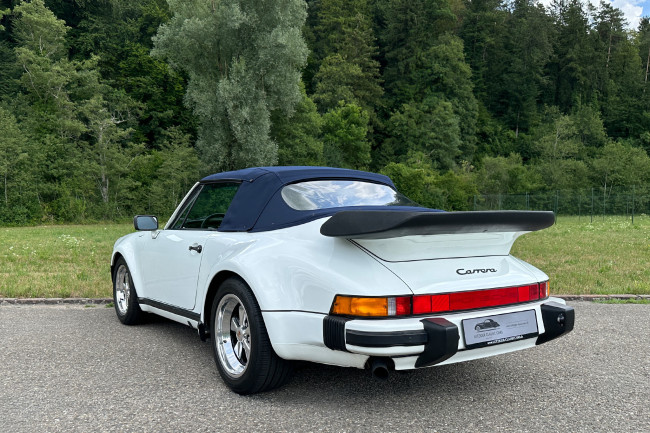 Porsche Gebrauchtwagenangebot PORSCHE 911 3,2L CARRERA WTL CABRIOLET IN GRANDPRIXWEISS