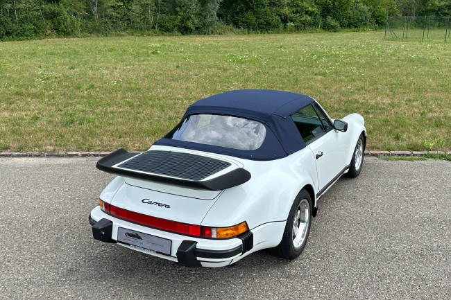 Porsche Gebrauchtwagenangebot PORSCHE 911 3,2L CARRERA WTL CABRIOLET IN GRANDPRIXWEISS