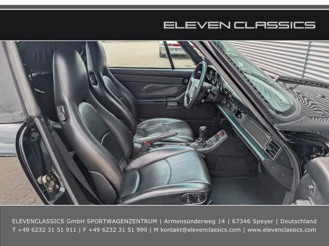 Porsche Gebrauchtwagenangebot PORSCHE 993 CARRERA 4 CABRIOLET IN SCHWARZ