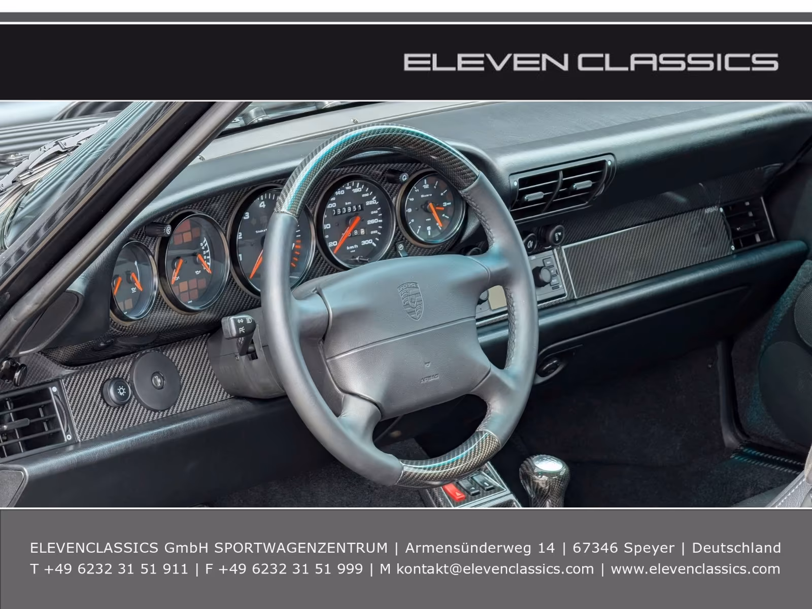 Porsche Gebrauchtwagenangebot PORSCHE 993 CARRERA 4 CABRIOLET IN SCHWARZ