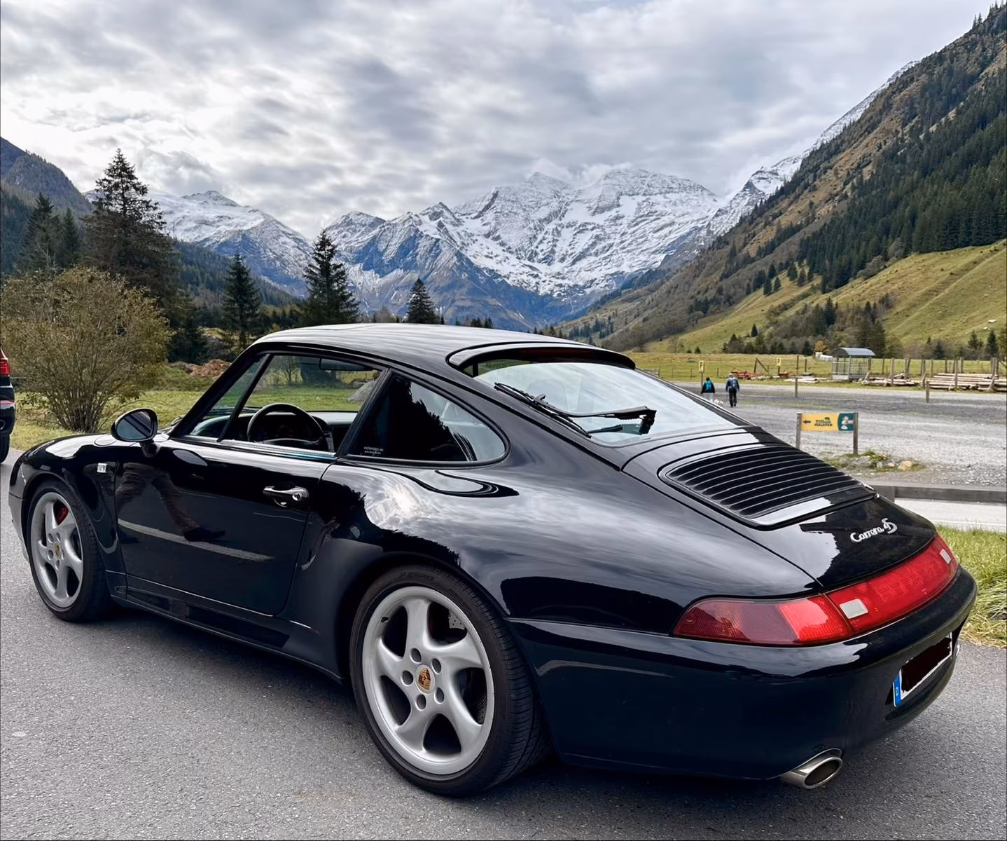 PORSCHE 993 CARRERA 4S COUPE - SCHWARZ, SCHIEBEDACH