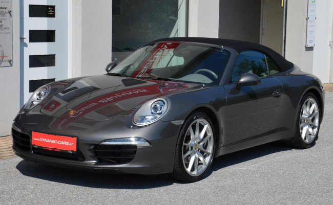 Porsche Gebrauchtwagenangebot PORSCHE 991 CARRERA CABRIOLET IN ACHATGRAU