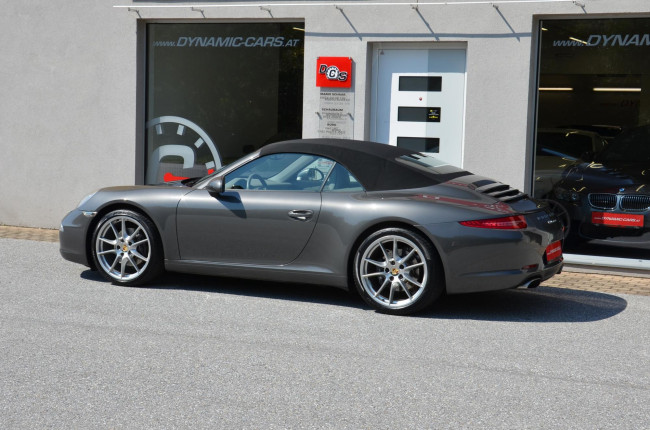 Porsche Gebrauchtwagenangebot PORSCHE 991 CARRERA CABRIOLET IN ACHATGRAU